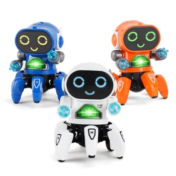 Dans Robot Leketøy Intelligent Robot Mini Gå Sang Dans RC-Robot Leker Led-Lys Barn Pedagogiske Leker Gave