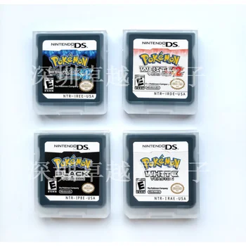 Pokémon Minne Kort, Svart & Hvitt Kort for DS 3DS NDSi NDS-Video spillkonsoll OSS Versjon (R4)