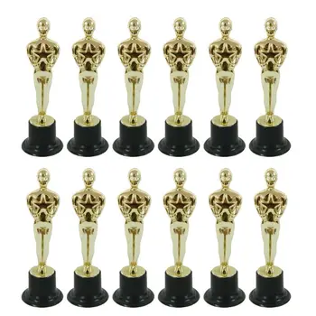 12Pcs Oscar-Statuett Mugg Belønning Vinnerne Flotte Trofeer i Seremonier