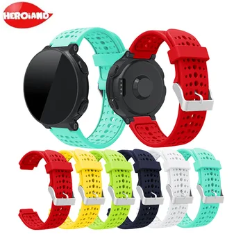 Silikon armbånd Watch Band for Garmin Forerunner 220 230 235 630 620 735 XT Sport Smart Watch Erstatning Armbånd