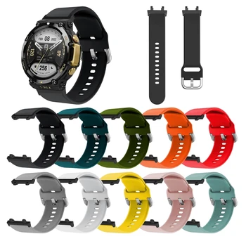 Silikon Band For Huami Amazfit T-REX 2 Stropp Smartwatch Tilbehør Erstatning Håndleddet armbånd correa TREX 2 Stropp