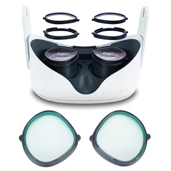 For Oculus Quest 2 Myopi Objektiv Magnetiske Øyeglasset Anti Blått Lys Briller Rask Demontere Beskyttelse VR Reseptbelagte Linser