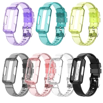Klart Håndleddet Band Kompatibel med Fitbit-Ess 3/Ace 2/Inspire/Inspirere HR/Inspirere 2 Smart Watch Stropp Erstatning Watchband