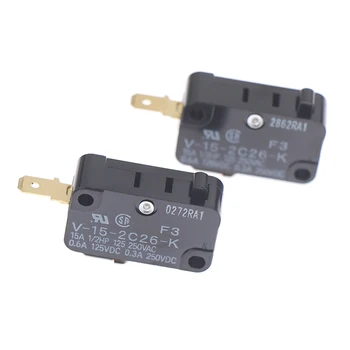 1PCS Stor Micro Switch V-15-2C26-K (F3) (2-Pinners) Normalt Lukket Type