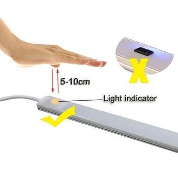 3,7 V 5V 12V Ingen Hull IR Scan Sweep Hånd Sensor Bytt PCB 4A Smart Motion Sensor Lys Bryter for LED Strip Skap Skap Lys