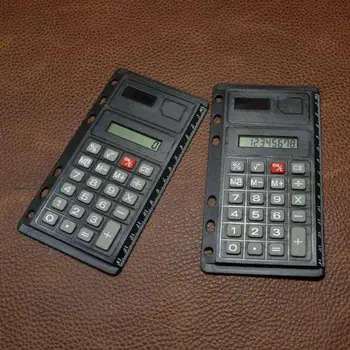 Kreative Løs Blad Bindemiddel Kalkulator Bærbar pc Med 6-Hull Datamaskinen Sifre Funksjon For A6 M2Z2