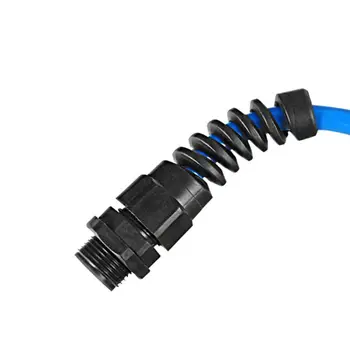 10pcs Vanntett M12 PG7 Kabel-Kontakter Spiral Strekkavlastning Protector