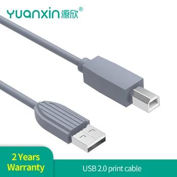 Yuanxin usb-kabelen til skriveren med Høy Hastighet A til B hann / Hann usb-skriverkabelen data sync for 3d etikettskriver lenovo 1,5 m 3m 5m
