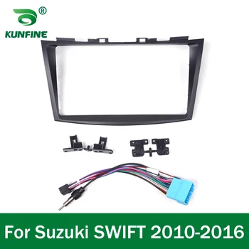 Bil GPS Navigasjon Stereo For Suzuki SWIFT 2010-2016 Radio Fascias Panelet Rammen Passer 9 tommers 2Din I Dash-hovedenhet skjermen