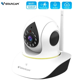Vstarcam 1080P Wi-fi Kamera Innendørs IP-Kamera Baby Pet Overvåke 360° PTZ-Home Security Surveillance bevegelsesvarsling