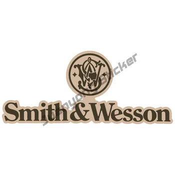 Smith & Wesson Vinyl Klistremerke Bil Lastebil Vinduet Merket Pistol Våpen Som Pistol Våpen Dekke Riper Merket Dekorasjon Tilbehør Innredning