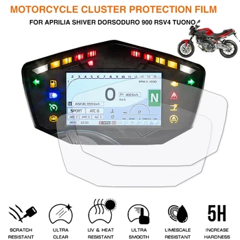 Motorsykkel Klynge ripebeskyttelsesfilm skjermbeskytter For Aprilia Shiver900 RSV4 TUONO 2017-2019