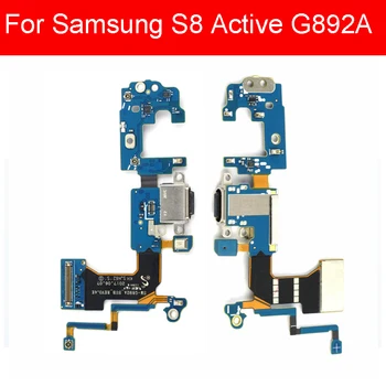 USB-ladekontakt Dock Styret For Samsung Galaxy S8 Aktiv G892A USB-Lader Port Flex-Bånd Kabel Erstatning Reparere Deler
