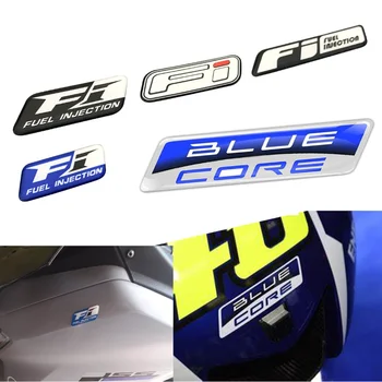BLÅ KJERNE-FI-System Logo Reflekterende Logo Motorsykkel Klistremerke Moto Team For Honda CBR For Suzuki For Yamaha Kawasaki