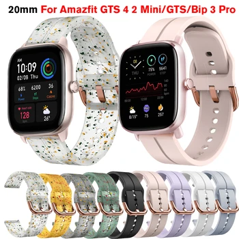 For Amazfit GTS4 Mini Stropp 20 mm Silikon Se Bandet For Amazfit Bip-3 Pro/GTS 2 4 GTR Mini Smartwatch Armbånd Tilbehør