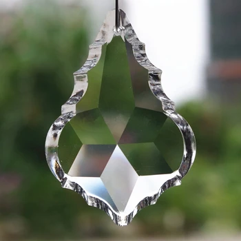 Klart Lysekrone Glass Krystaller Lampe Prismer Deler Henger Dråper Anheng 38mm