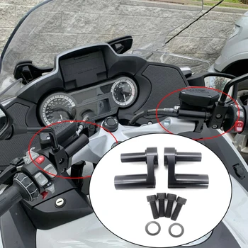Motorsykkel Svart Justerbare Styret Riser Kit for BMW R1200RT R1200 RT R1250RT R1250 RT 2014 2015 2016 2017 2018 2019