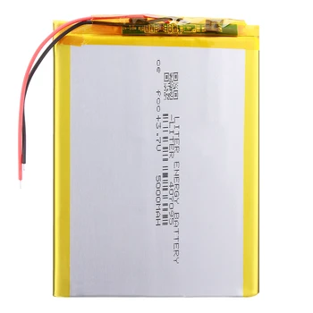 407095 Batteri 5000mAH Li-ion-Tavle-pc-batteri For 7,8,9 tommers tablet 3,7 V Polymer litiumion-Batteri Med Høy Kvalitet