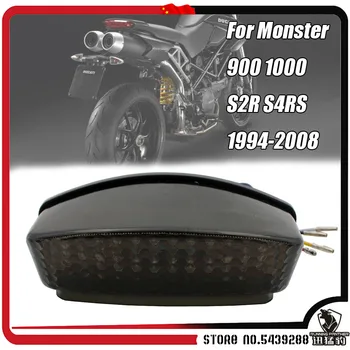 For Ducati Monster 900 1000 S2R S4 S4R 1994-2008 LED-Baklysene Brems baklykter med Integrerte blinklys Indikatorer