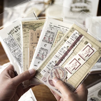 Dimi 30Pcs/Set Retro time Machine-Serien Materiale Papir Vintage Bakgrunn Collage Useriøs Journal Papers DIY Scrapbooking Forsyninger
