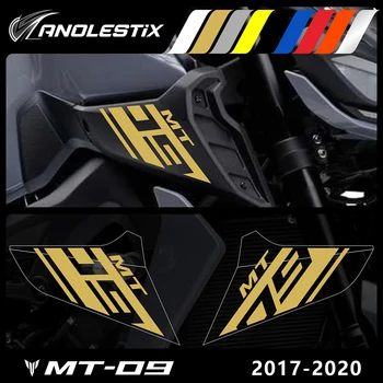 AnoleStix Reflekterende Motorsykkel Logo Satt Emblem Dekaler For YAMAHA MT09 MT-09 SP 2017 2018 2019 2020