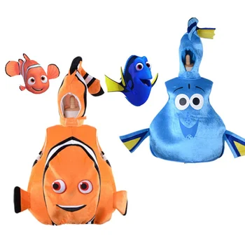 Å Finne Klovnefisk Cosplay Kostyme Nemo Dory Kongelig Blå Tang Dory Pjokk Fisk For Barn Voksen Halloween Kostyme Party