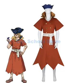 Dr. Stein Nanami Ryusui Cosplay Kostyme Voksen Anime Klær Kapper og Hatter