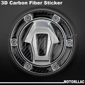 3D Carbon Fiber Motorsykkel drivstofftank Cap Klistremerker Dekaler Beskyttelse Tilbehør For KTM 250 390 890 790 Eventyr R 790 Adv R