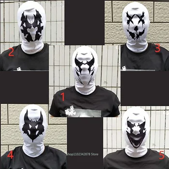 Anime Watchmen Rorschach Ansiktsmaske Magic Bandana Camping Kjører Sykling Sport Skjerf Cosplay Kostyme Hodeplagg Superhelt Maske
