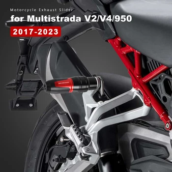 Eksos Glidebryteren Aluminium Crash Pad Motorsykkel Multistrada V2S Tilbehør for Ducati Multistrada V4 V4S V2 950 S 2017-2023 2022
