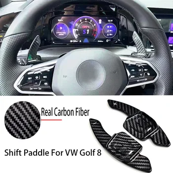 For Volkswagen Golf 8 MK8 GTI-R Golf8 Tiguan Krage Endret girspaken Padle Carbon Fiber Interiør Bil Tilbehør