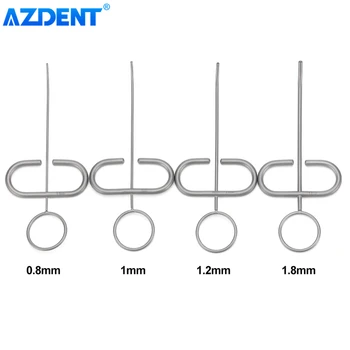 AZDENT Dental Bein Transportbånd Diameter 0,8 mm 1.0 mm 1.2 mm 1.8 mm Pulver MTA Plugger Applikatoren Implantat Instrument Verktøy