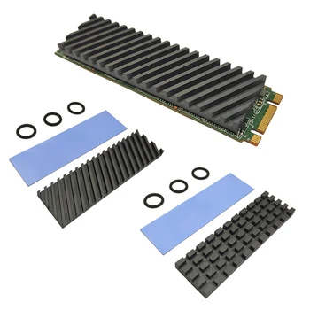 Ren Kobber Grafén i Aluminium M. 2 NGFF 2280 PCI-E NVME SSD kjøling Termiske Puten som Kjøligere Radiator 70x20mm