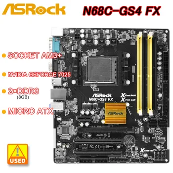 AM3+ Hovedkort ASRock N68C-GS4 FX Hovedkort NVIDIA GeForce 7025 2xDDR3 8 gb USB 2.0 2 x SATA Micro ATX For AMD PhenomII X6X4X