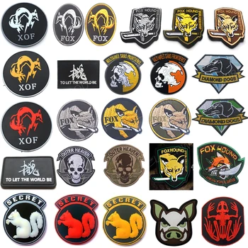 Metal Gear Solid Foxhound Emblem Patch Uniform Merket Militaria Fox Hound Group Oppdateringer