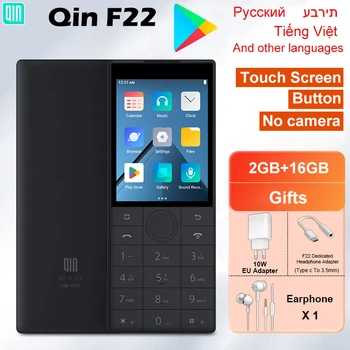 Qin F22 berøringsskjermen Ikke Kamera Wifi 2.8 Tommer 2 GB 16 GB MTK6739 Bluetooth Batteri 1700mAh 480*640 Smart Globale Versjonen Play-Butikken