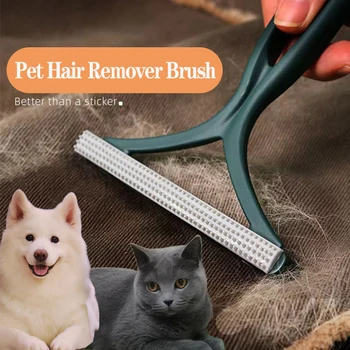 Pet Hair Removal Børste Bærbar Katt Hår Hund Lo Cleaner Sofa Teppe Klær Lo Remover Roller Verktøyet Katten Grooming Tilbehør