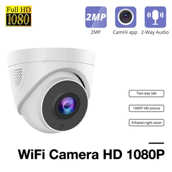 Wi-fi Kamera HD 1080P IP-Kamera Wi-Fi Innendørs Overvåking Video Hjem Sikkerhet Kameraet Trådløst Wi-Fi-2,8 mm Dome Camara