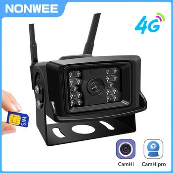 Med 3G-4G-Sim-Kort 5MP Trådløst WIFI IP Utendørs Sikkerhet Kamera 1080P CCTV Hjem Overvåking Metal Shell P2P Camhi For Bil