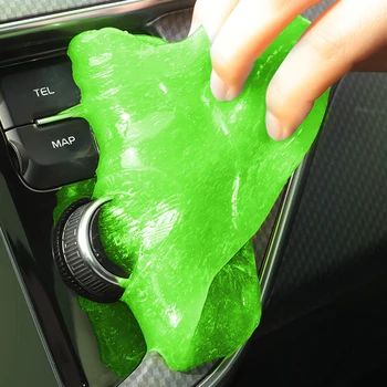 Bil Cleaner Gummi-Panelet Utløp Utløp Dashboard Bærbar Datamaskin Magic Rengjøring Verktøyet I Bilen Gap Dust Removal Gel Sof