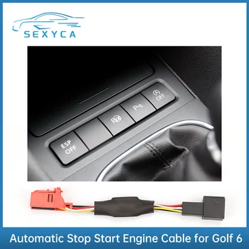 Start Stop Off-Modul for VW Golf 6 Bilen Automatisk Stopp Start Motoren System Av Enheten Kontroll Sensor Plug Stoppe Avbryt
