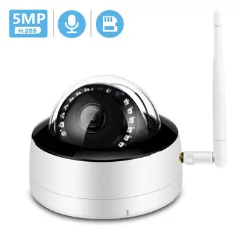 5MP Wifi IP-Kamera E-Postvarsel P2P Infrarøde Natt Trådløse Kamera 1080P HD-Lyd 3MP Dome Sikkerhet CCTV Kamera Wifi SD-Kort Slot