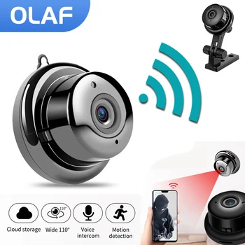 OLAV V380 Kamera mini WiFi, HD 1080P WiFi IP Night Vision To-Veis Lyd bevegelsesvarsling Baby Monitor-Kameraer GT DVR Videokamera
