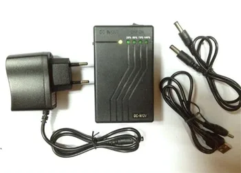 DC 12V/3800mAH USB 5V/5600mAH Li-ion Lithium Oppladbart Batteri Batterier Pack for CCTV kameraet Gratis Frakt