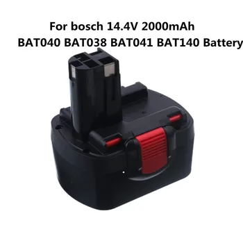 14,4 V 2000mAh Ni-CD For Bosch BAT038 BAT140 BAT040 BAT041 BAT159 2607335275 2607335533 2607335534 2607335711 2607335465 26073356