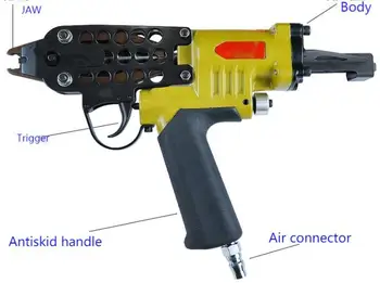 Alifix SC760C Pneumatiske C-Ring Pistol, Air spikerpistol , Hog Ring Plier , C-Ring Naier Opprinnelige Autentisk