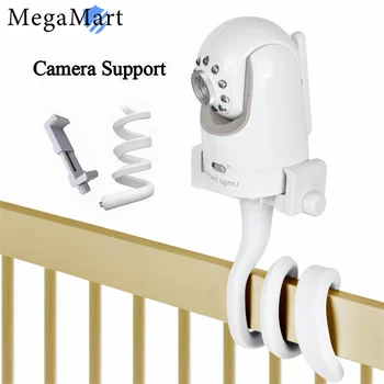 Baby Monitor-Seng Brakett Kameraet Holderen Universal 1/4 Skruen Fleksibel Klippet Slange Kameraer Mount Støtte Cam Justerbar 45cm Stå