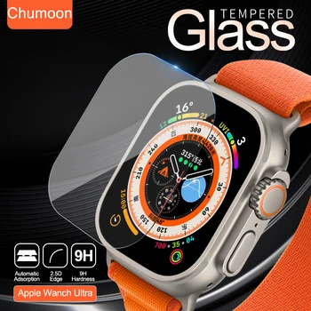 Herdet Glass for Apple Se Ultra 49mm Klar skjermbeskytter Anti-Scratch for Apple-Se 8 Pro 49mm Smartwatch