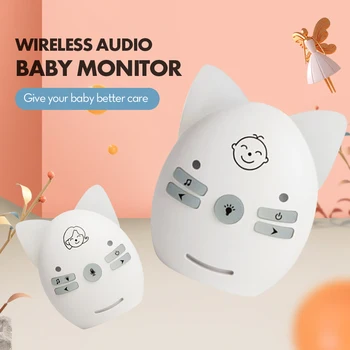 Baby Monitor-V20/V30-Walkie-talkie Bærbar Lyd Walkie Talkie 2,4 GHz Digital Trådløs Babysister Overvåke Sikkerhet Gråter Alarm