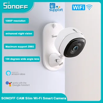 SONOFF CAM Slank Wi-Fi Smart Security-Kamera 1080P To-veis Lyd Overvåking Automatisk Sporing Baby Pet Overvåke Arbeidet Med Alexa